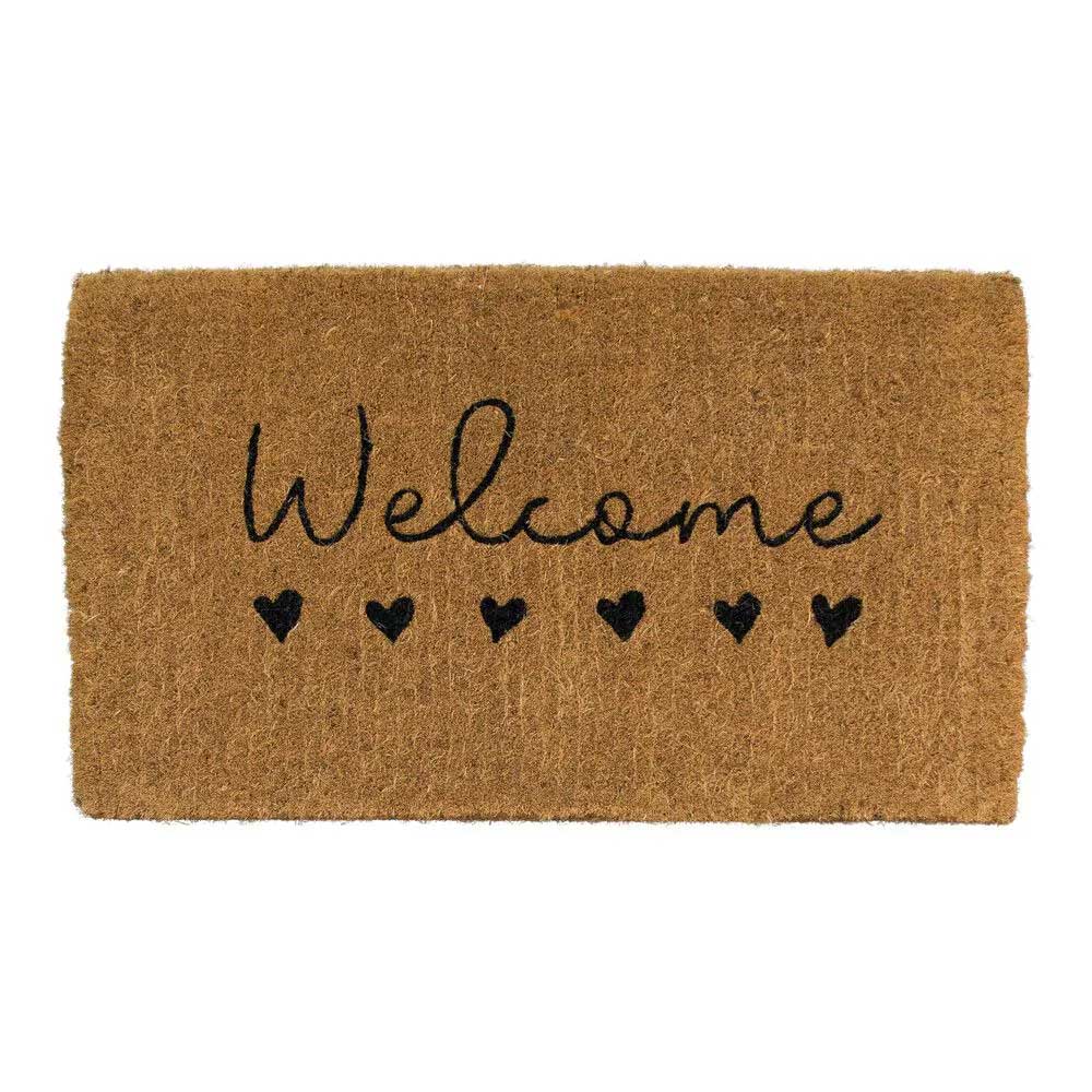 ZERBINO CON SCRITTA WELCOME IN FIBRA DI COCCO 75X45X4CM