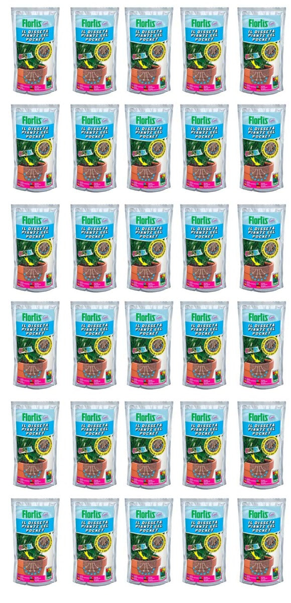 OFFERTA 30 DISSETA PIANTE GEL POCKET 220ML PER IRRIGAZIONE DAI 20 AI 30 GIORNI