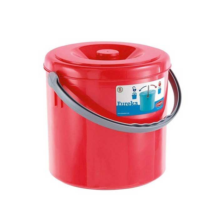 PATTUMIERA 15 LITRI EUREKA ROSSO