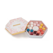 CONFEZIONE REGALO CON 18 TEA LIGHT E 1 PORTA CANDELA
