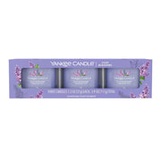CONFEZIONE REGALO CON 3 CANDELE VOTIVE IN VETRO LILAC BLOSSOMS