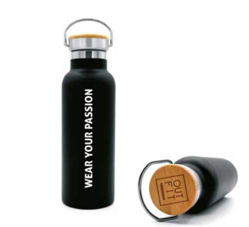 BORRACCIA TERMICA OUTFIT BLACK 0.5LT