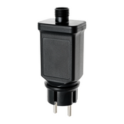RICAMBIO TRASFORMATORE PER CATENE LUCI A LED CON SPINA EUROPEA TR12V-9W IP44 USO ESTERNO