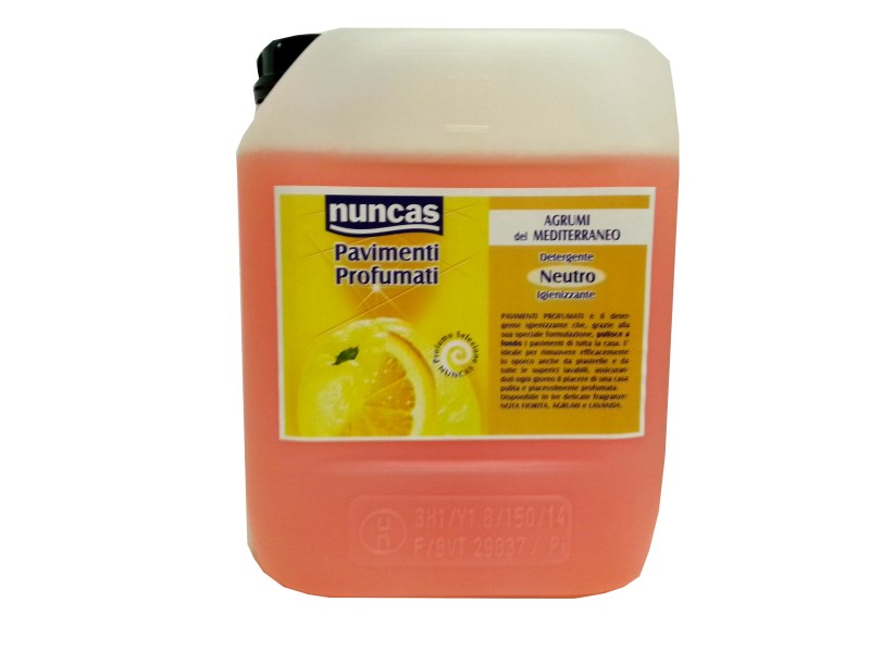 DETERGENTE IGIENIZZANTE AGLI AGRUMI PER PAVIMENTI  5 LITRI