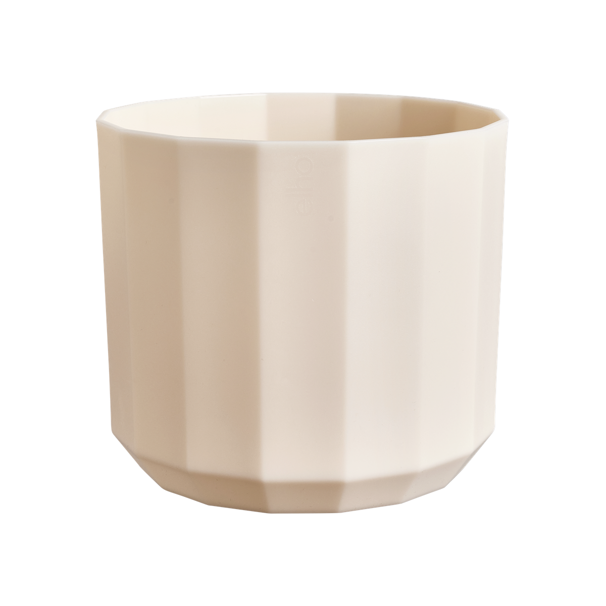 Vaso Facet Round D 19 x h 17 cm Rosa Mandorla ELHO