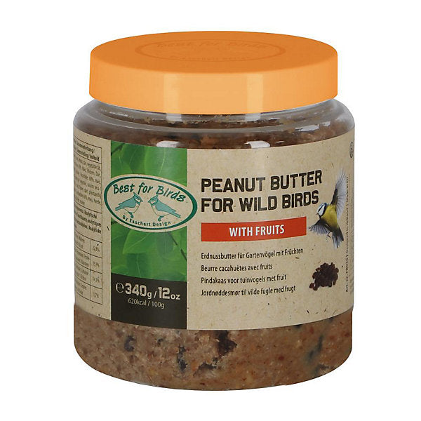 Burro di Arachidi per Uccelli Selvatici con Frutta 340g