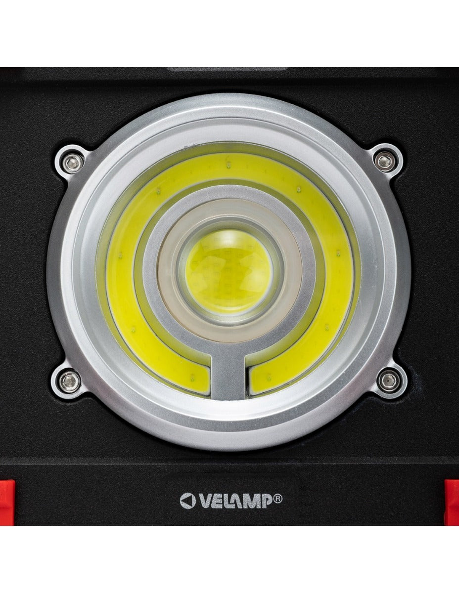 FARETTO LED 20W RICARICABILE 1200 LUMEN CON POWERBANK SAURON