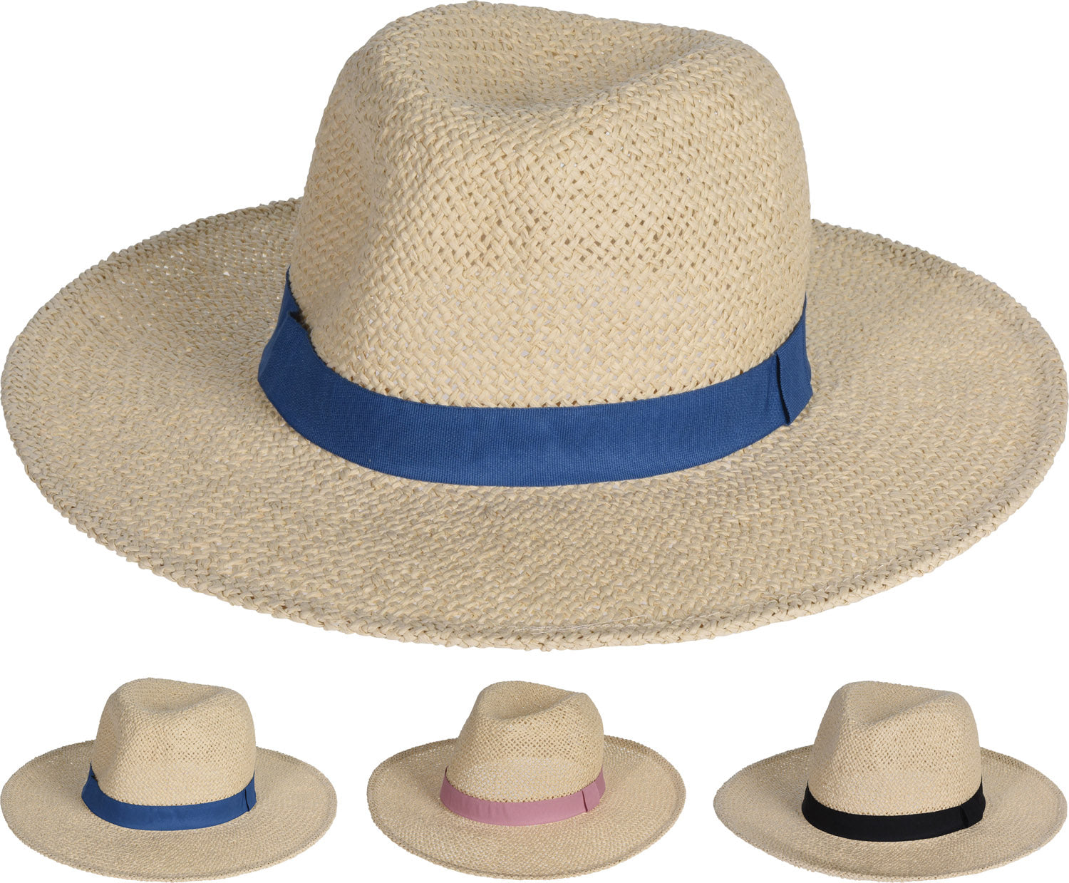 CAPPELLO DONNA IN PAGLIA COLORI ASSORTITI