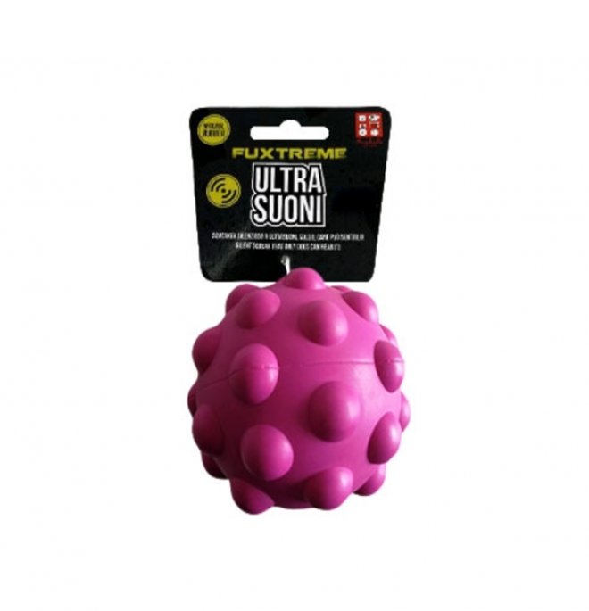 FUXTREME ULTRASOUND PALLA ATOMICA PER CANI DI TAGLIA GRANDE 11,4 CM FUCSIA
