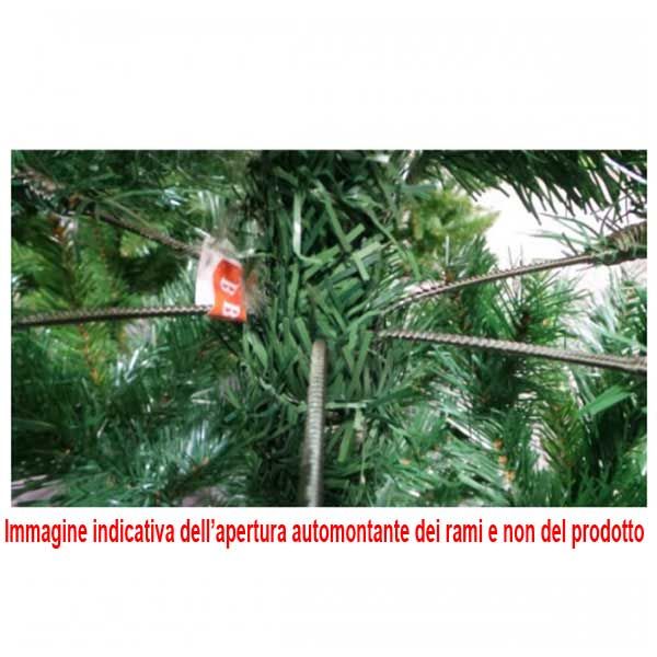 ALBERO DI NATALE VERDE 240CM SLIM ELEGANT