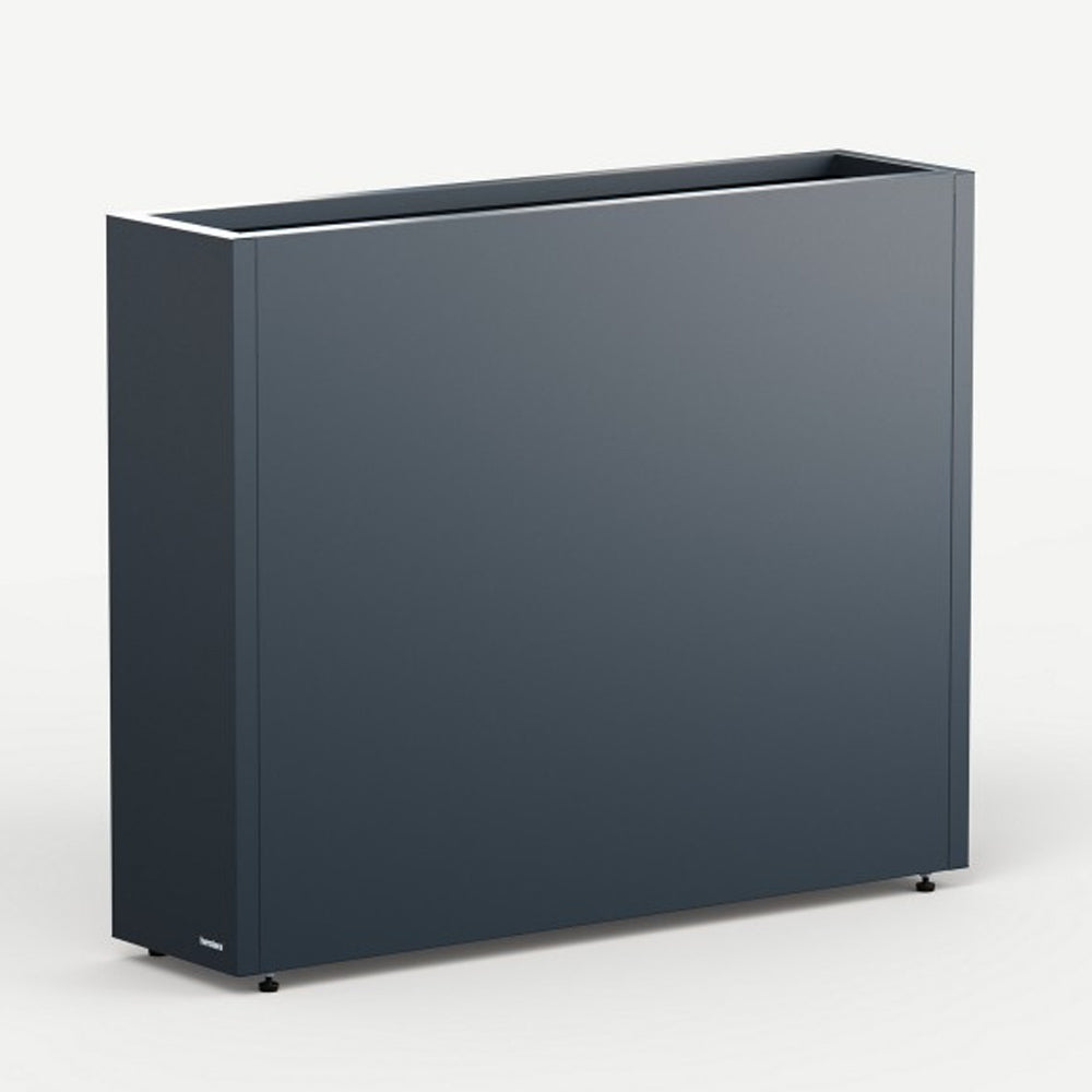 FIORIERA ALTA "PLANTER DIVIDER 25" IN METALLO 100X25X80CM ANTRACITE