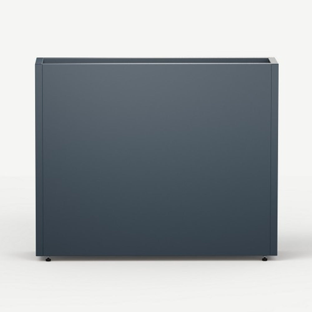 FIORIERA ALTA "PLANTER DIVIDER 25" IN METALLO 100X25X80CM ANTRACITE