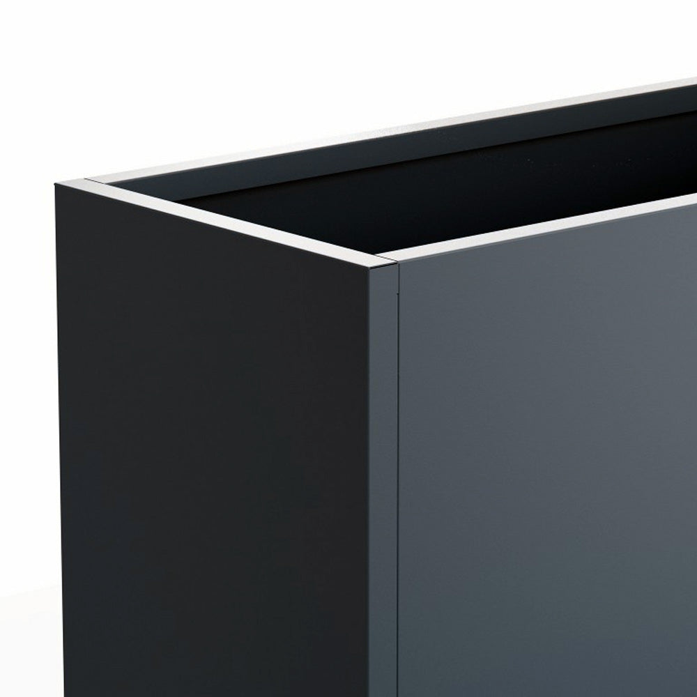 FIORIERA ALTA "PLANTER DIVIDER 40" IN METALLO 100X40X115CM ANTRACITE