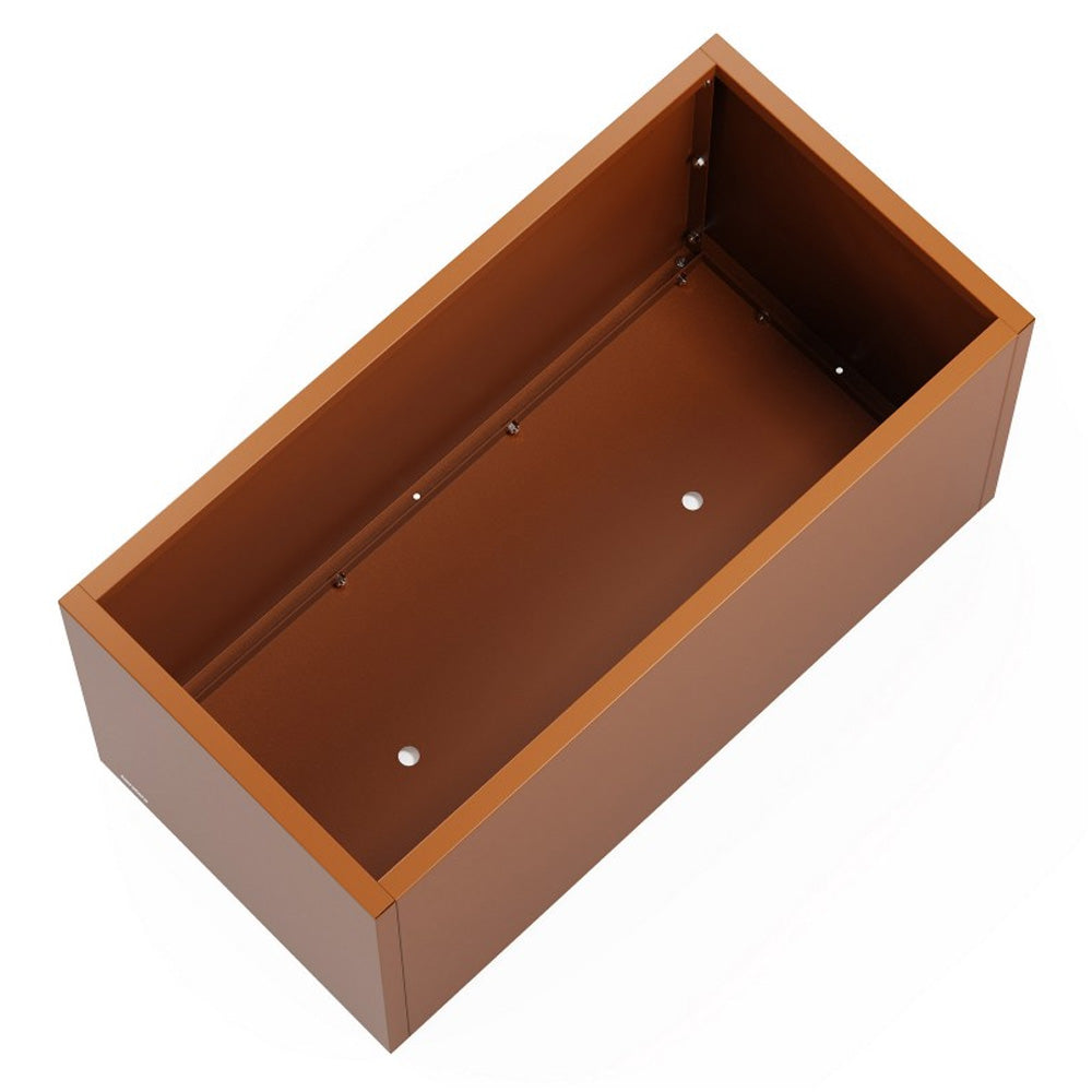 FIORIERA "PLANTER 50" IN METALLO 100X50X50CM CORTEN