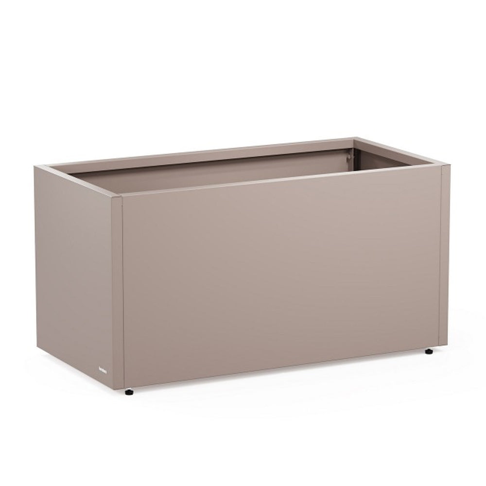 FIORIERA "PLANTER 50" IN METALLO 100X50X50CM TORTORA
