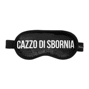 Fisura Mascherina occhi in gel “Cazzo di Sbornia” - nero