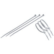 Fascette Multiuso FIX-TIE S 10 cm Argento Confezione 50 pezzi TENAX - immagine 1