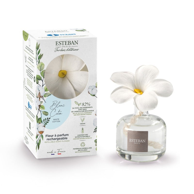 DIFFUSORE FIORE PROFUMATO 75ML BLANC COTON JARDIN