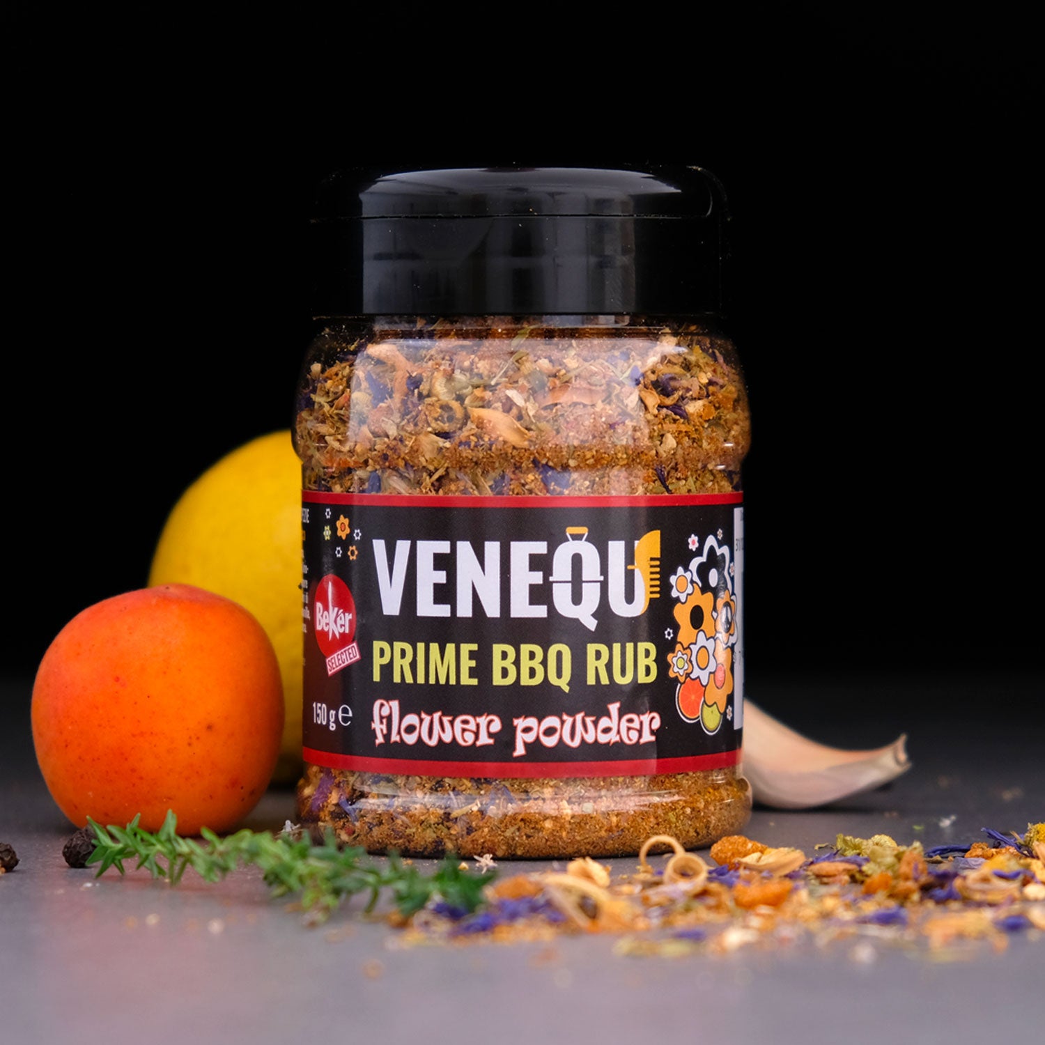VENEQU FLOWER POWDER BBQ RUB – Mix di Erbe e Spezie