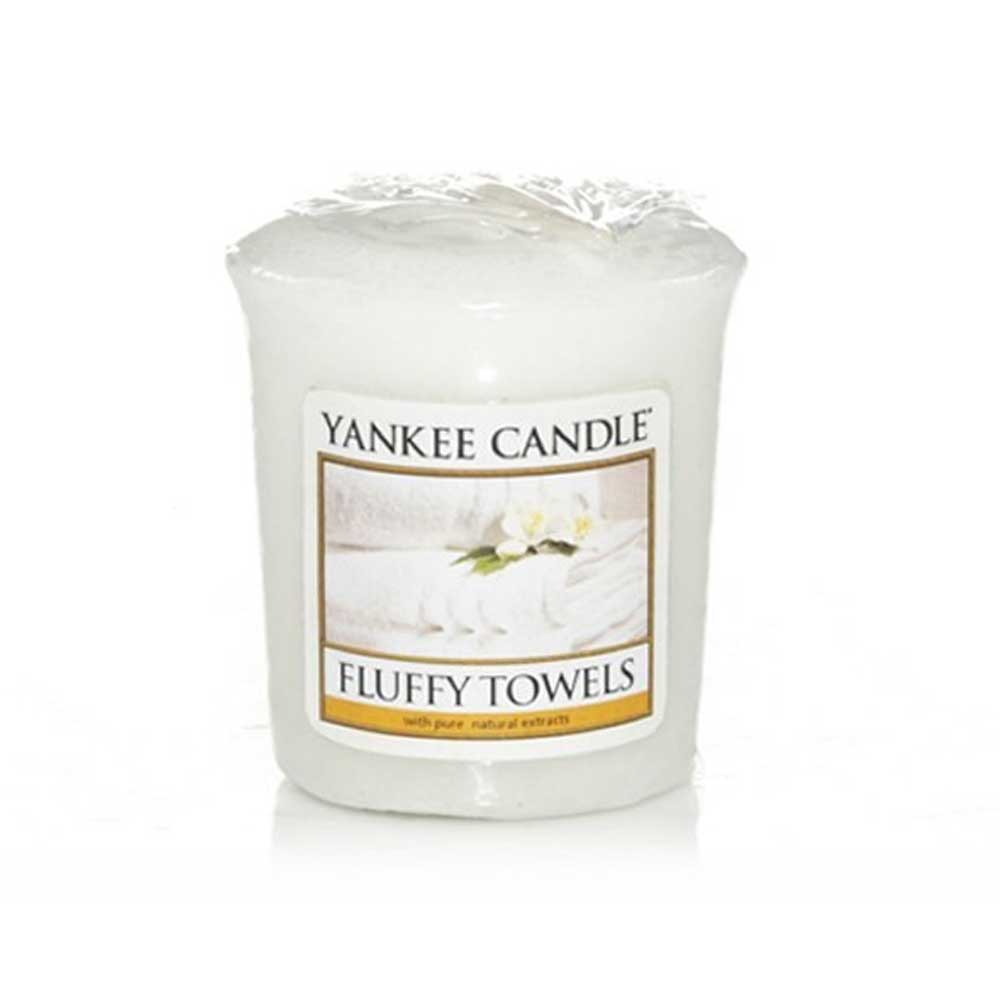 SAMPLER CANDELA VOTIVE FLUFFY TOWELS