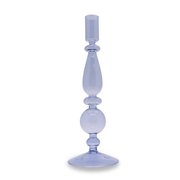 PORTACANDELE IN VETRO BOROSILICATO 25 CM LILLA