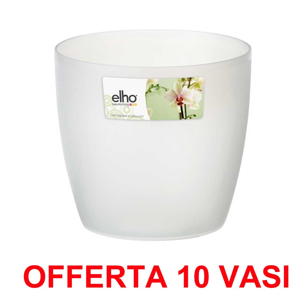 OFFERTA 10 VASO BRUSSELS ORCHID 16CM TRASPARENTE