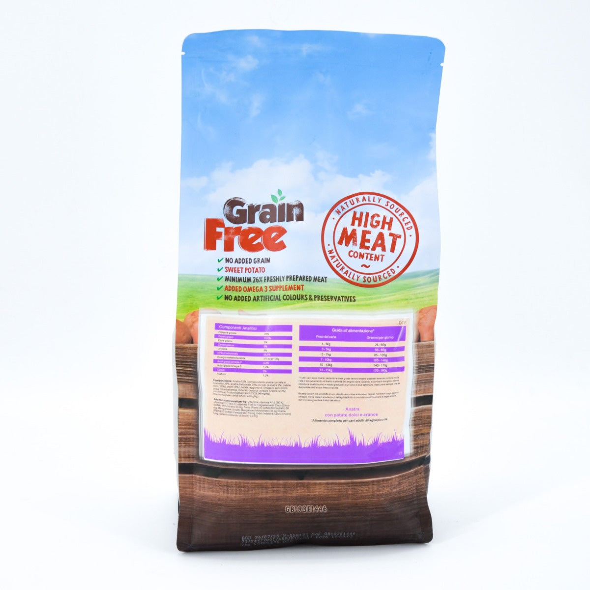 CROCCHETTE PERAGA GRAIN FREE PER CANE ADULTO TAGLIA PICCOLA 6KG ANATRA