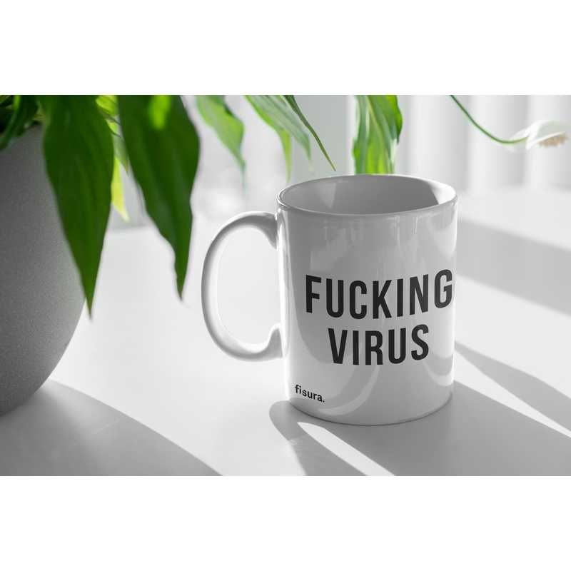 TAZZA MUG FUCKING VIRUS BIANCA