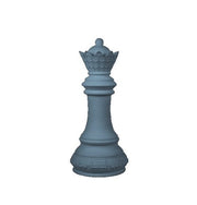 REGINA MINI IN POLIRESINA BLUE GREY H 16 CM  - OPTICAL
