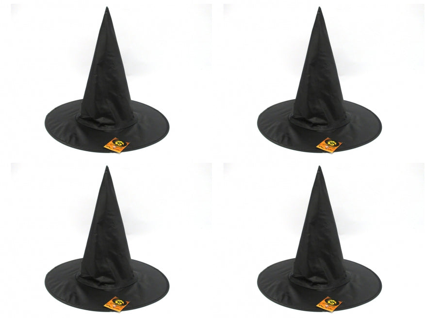 OFFERTA 4 CAPPELLI DA STREGA DI HALLOWEEN 38CM