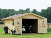 GARAGE 3454 IN ABETE GREZZO NON TRATTATO 358X558 CM