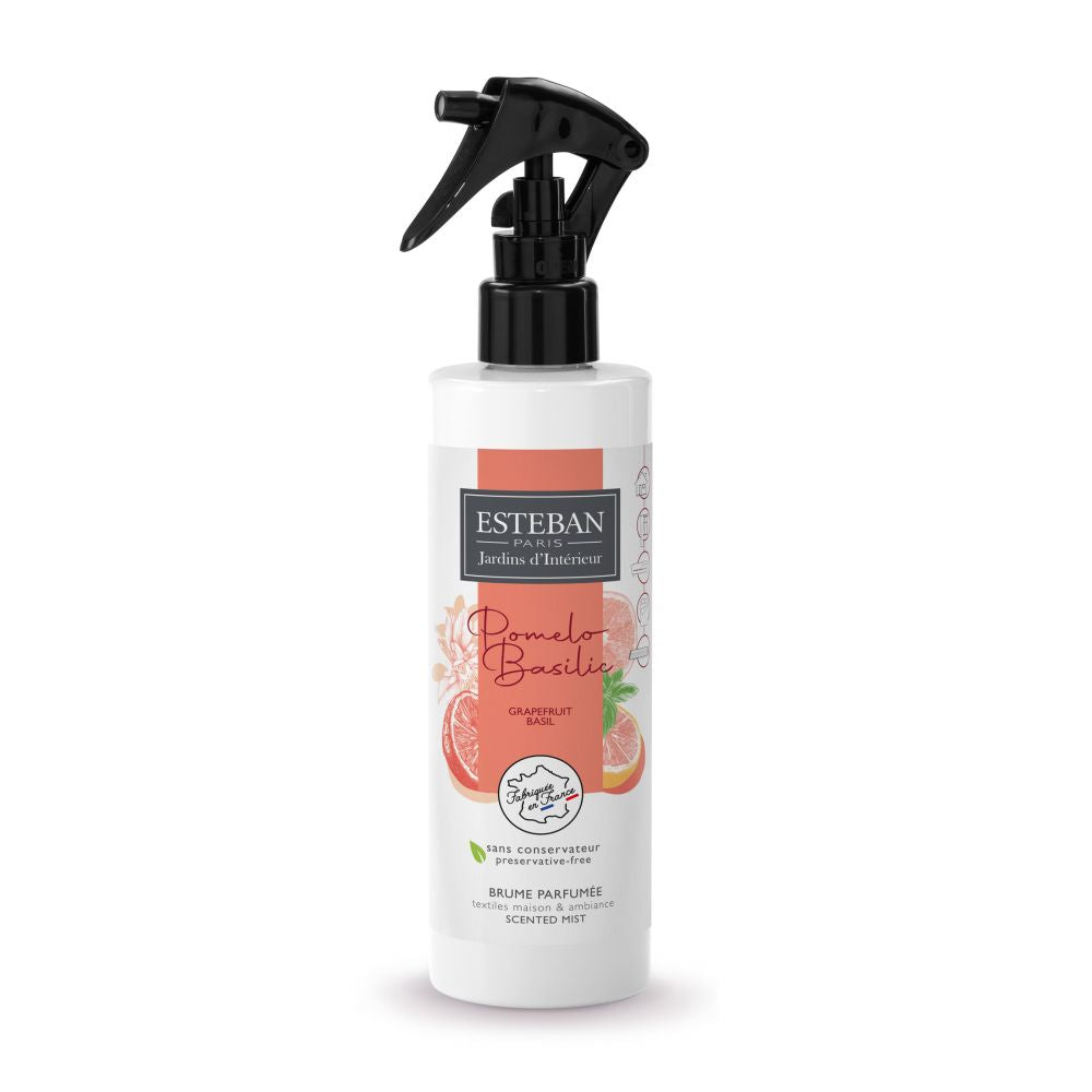 SPRAY PROFUMATO PER AMBIENTI/TESSUTI/CASA 250ML POMELO BASILIC