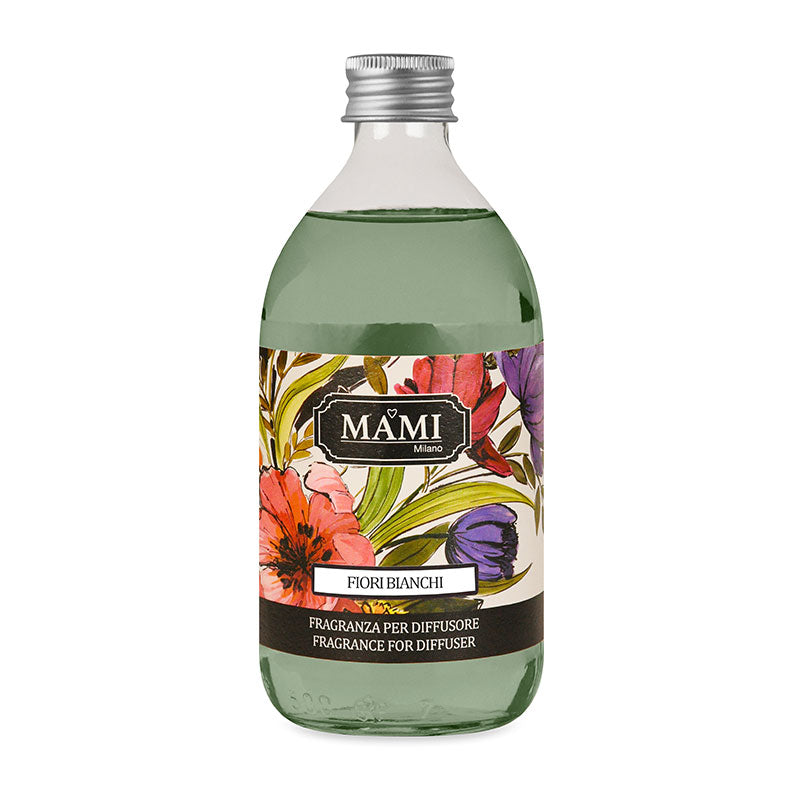 RICARICA DIFFUSORE FRAGRANZA AMBIENTE 500 ML - FIORI BIANCHI