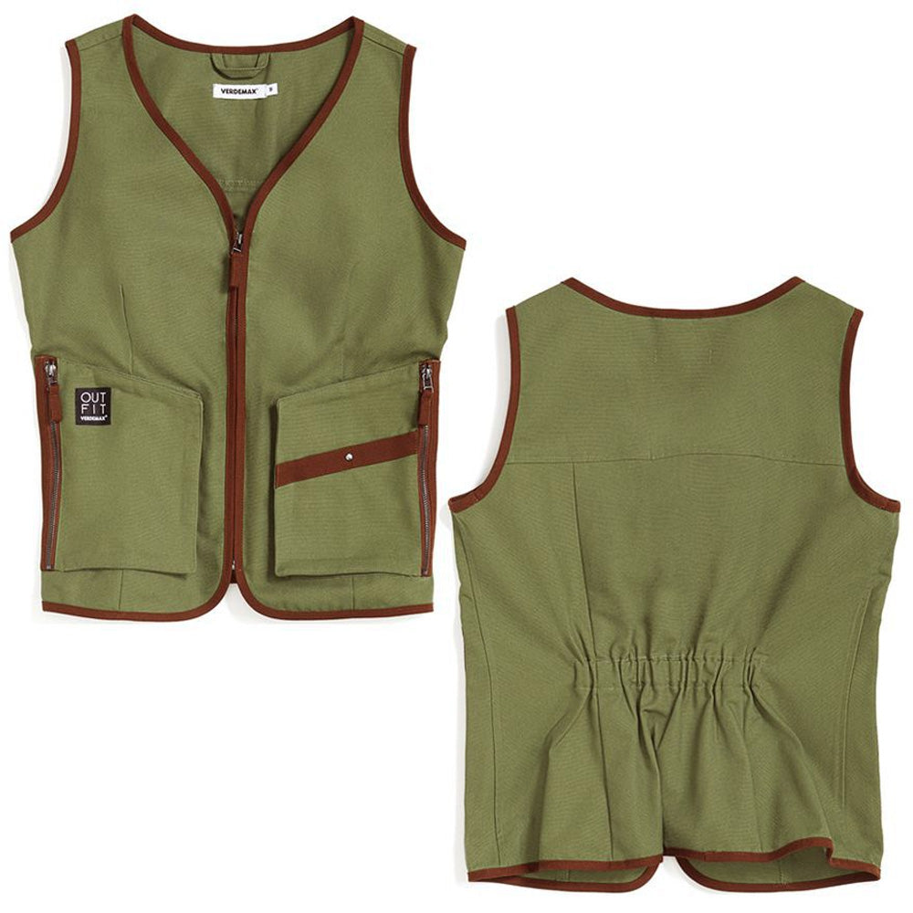 GILET DONNA VERDE OLIVA TG.S ROVERELLA