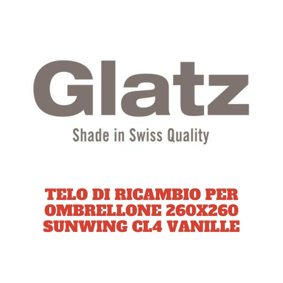 TELO DI RICAMBIO PER OMBRELLONE 260X260 SUNWING CL4 VANILLE