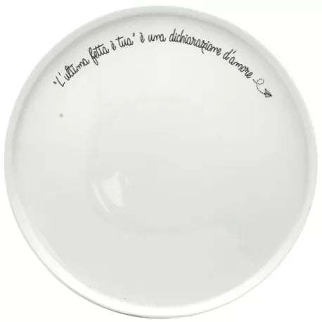 Piatto pizza Gli Onesti D32cm LA PORCELLANA BIANCA