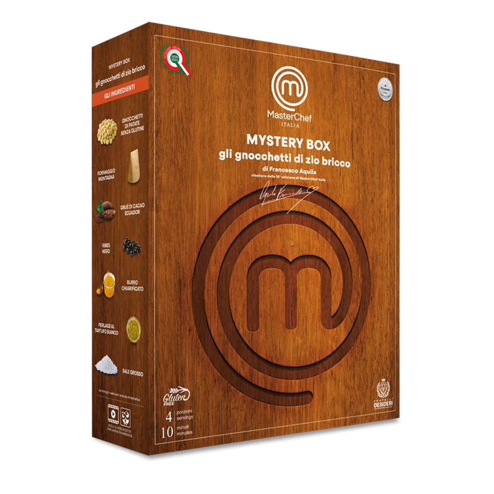 FRATELLI DESIDERI, MASTERCHEF FRANCESCO AQUILA, GNOCCHETTI DI ZIO BRICCO PER 4 PERSONE CENE STELLATE