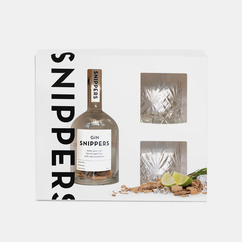 SET SNIPPERS BOTTIGLIA DA 350 ML + 2 BICCHIERI – GIN
