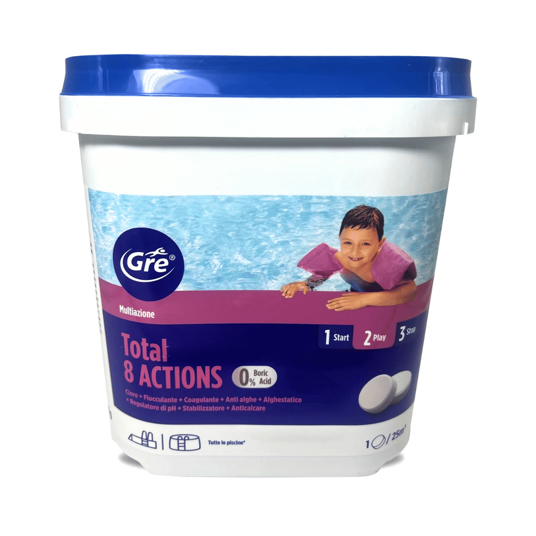 TRATTAMENTO 8 AZIONI, ZERO BORICO, PASTIGLIE DA 250GR - 5KG