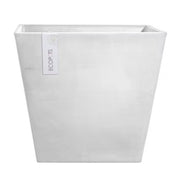 VASO QUADRATO ROTTERDAM GRIGIO CHIARO 20X20XH17,5CM