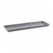SOTTOVASO RETTANGOLARE GRIGIO 55CM