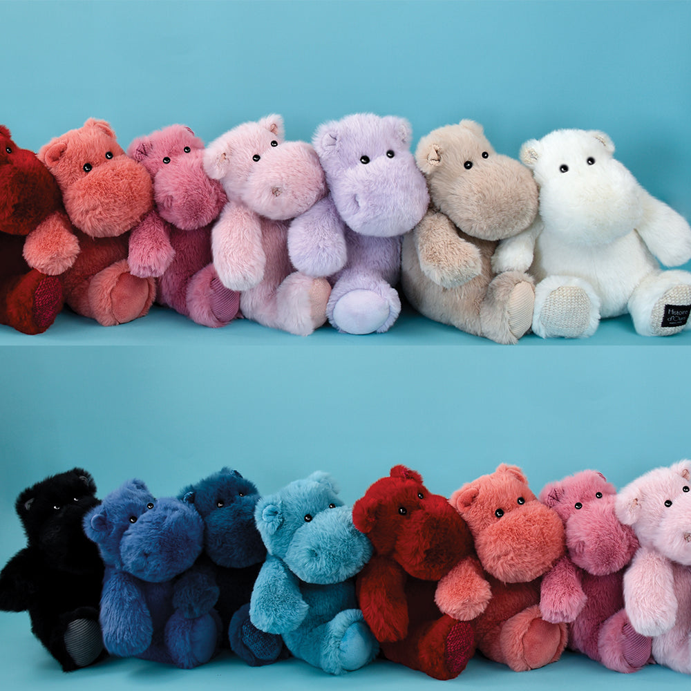 PELUCHE IPPOPOTAMO HIP'POWER - LILLA 25 CM