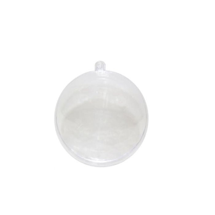 PALLINA DI NATALE TRASPARENTE, Ø15CM