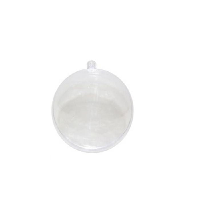 PALLINA DI NATALE TRASPARENTE, Ø10CM