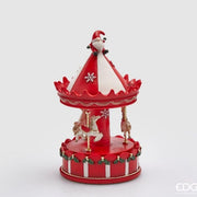 CARILLON GIOSTRA, H20XØ11CM, COLORE ROSSO E BIANCO