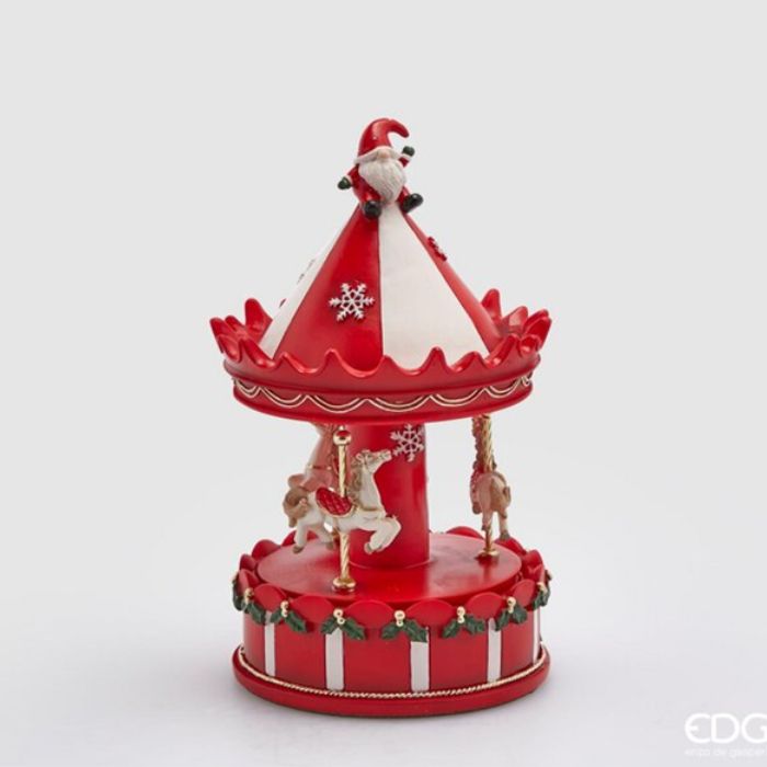 CARILLON GIOSTRA, H20XØ11CM, COLORE ROSSO E BIANCO