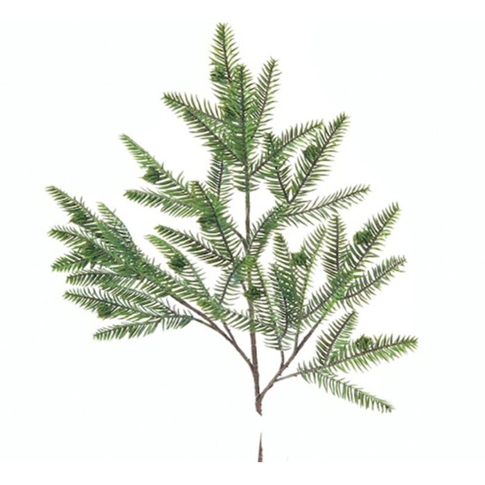 DECORAZIONE NATALIZIA, RAMO DI PINO LARGO, H30CM