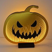 DECORAZIONE DI HALLOWEEN, ZUCCA LUMINOSA 3D, 40CM