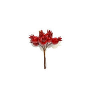 DECORAZIONE NATALIZIA, RAMO CON MELOGRANO, H11CM