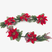 CORONA NATALIZIA, CON STELLE DI NATALE, Ø60CM